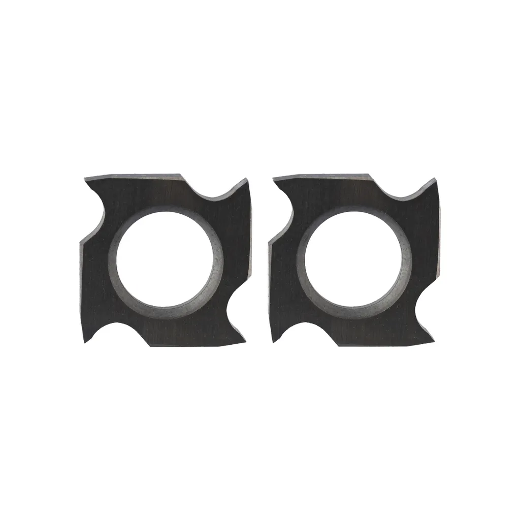 Set 2 Lame Reversibili T08MF 18x18x2.95mm per Scanalatrici Professionale