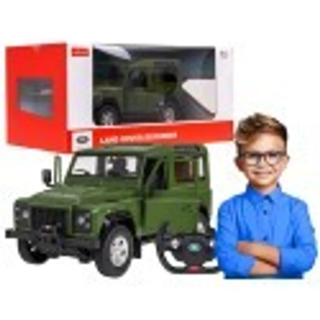 Land Rover Defender télécommandé 1:14 vert stable et sans interférences - 12