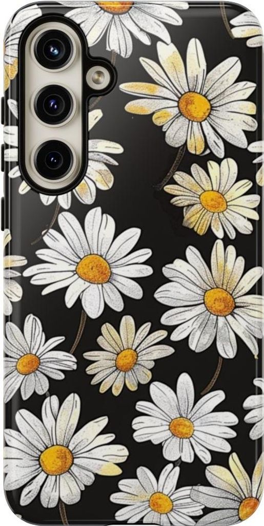 Fröhliches Gänseblümchen-Muster – Hülle Kompatibel mit Samsung Galaxy S24 Plus