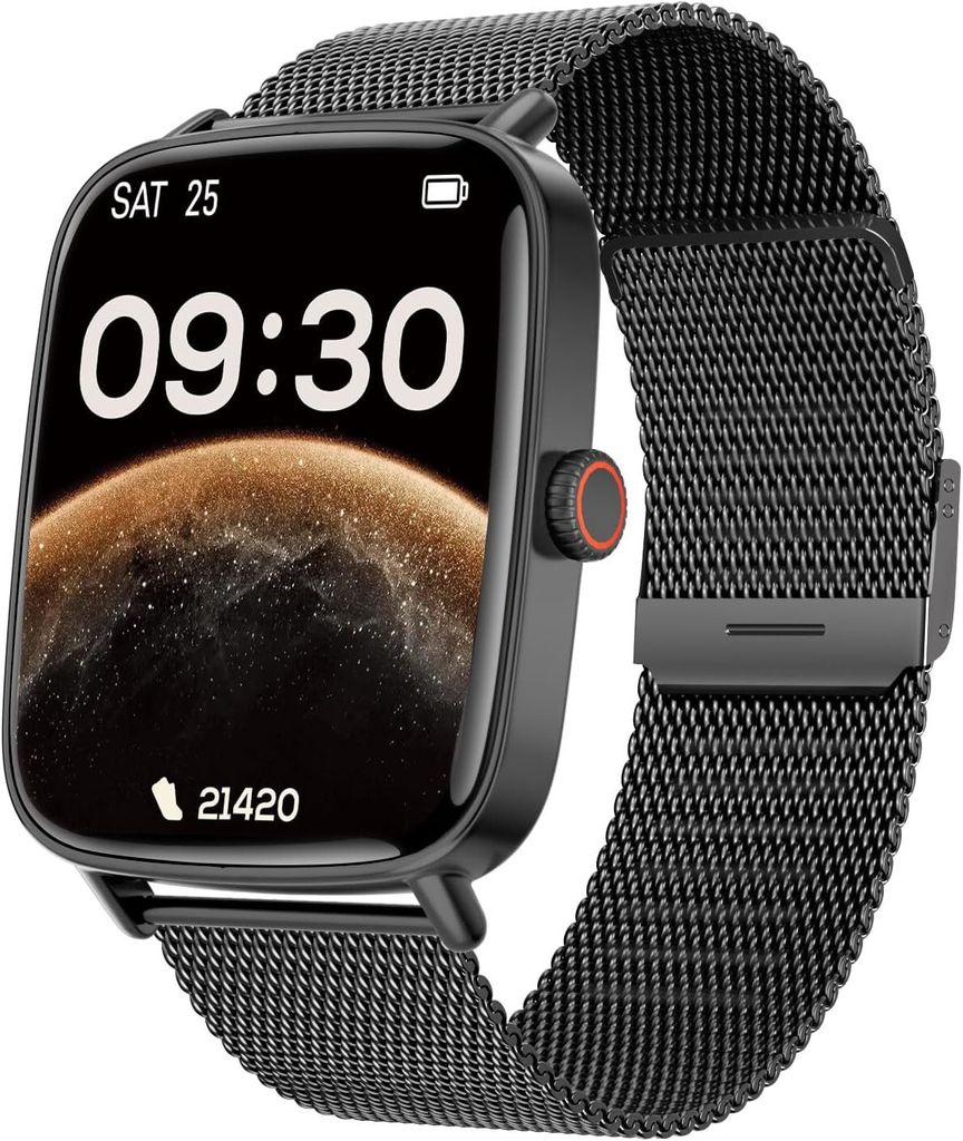 für Damen, mit Telefonfunktion, 100 Sports, Puls, Schlafen, Fitness Tracker IP68 Wasserdicht