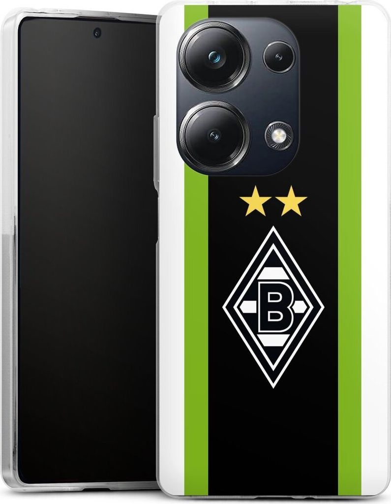 DeinDesign Handyhülle für Xiaomi Poco M6 Pro Silikon Hülle Case Smartphone Schutzhülle Borussia Mönchengladbach Gladbach Logo