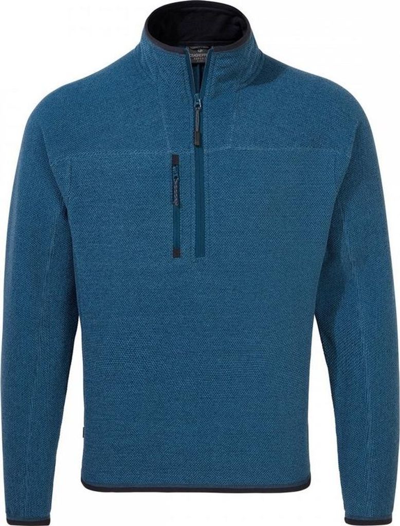 Craghoppers - "Expert Active" Fleece-Oberteil mit halbem Reißverschluss für Herren CG1777 (XXL) (Meeresblau)