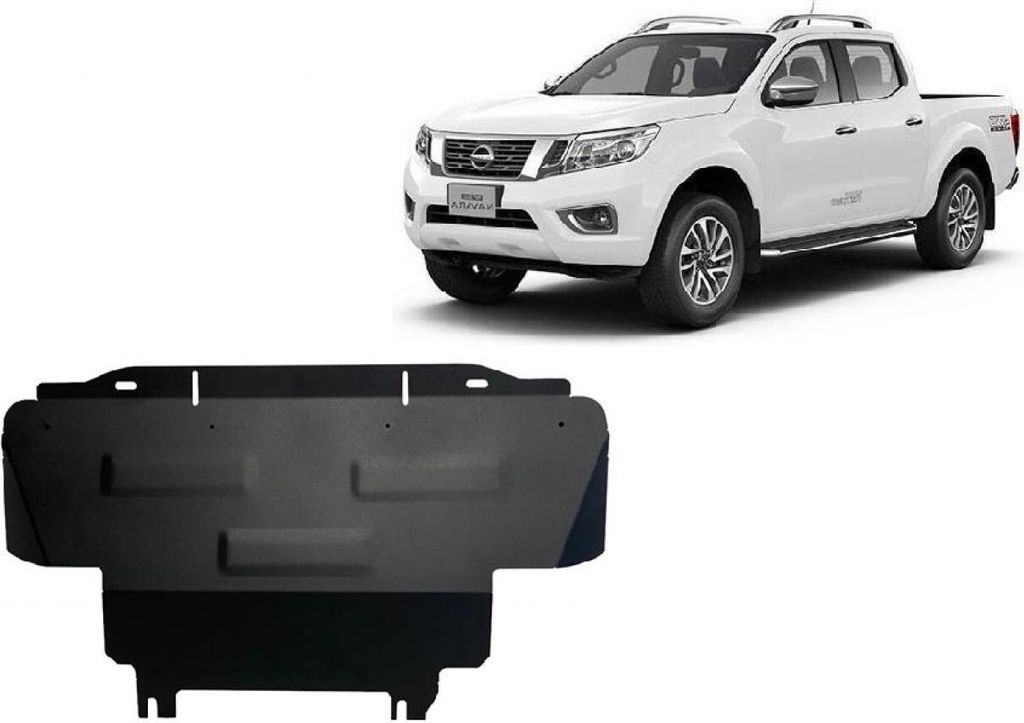 Stahl Unterfahrschutz für Kühler Nissan Navara NP300 Baujahr 2015