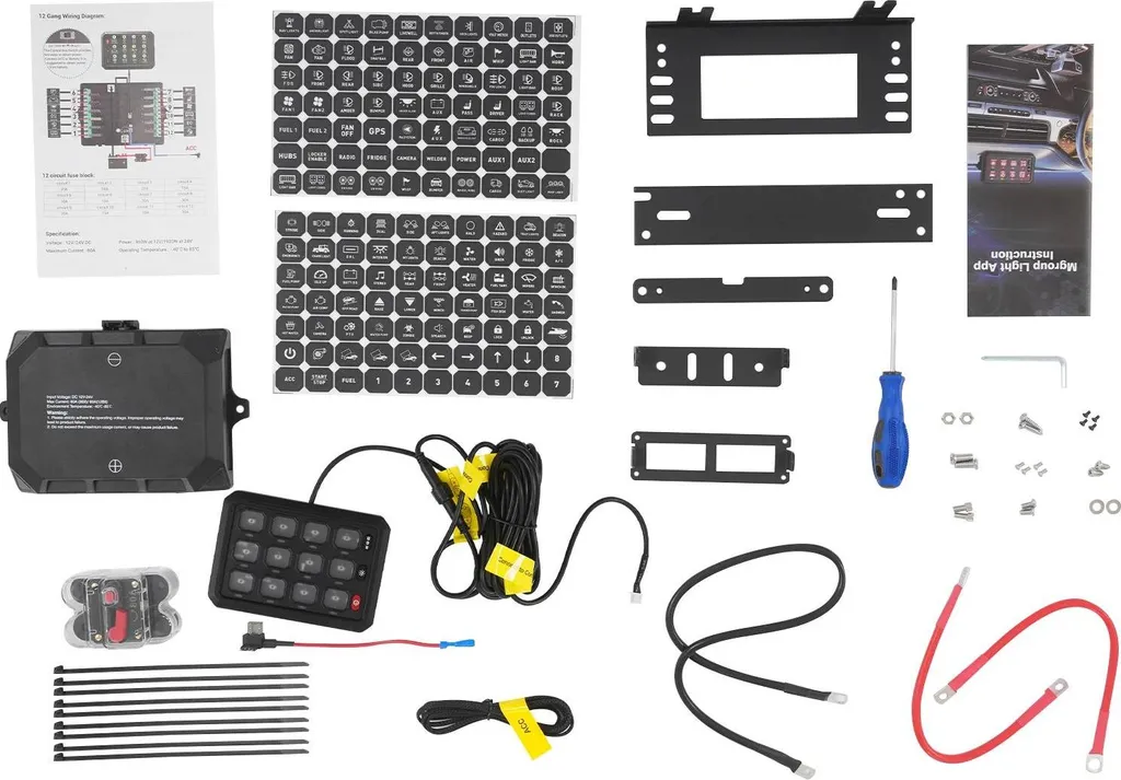 Boîtier de commande tactile 12 positions RVB Bluetooth 12V / 24V - 5