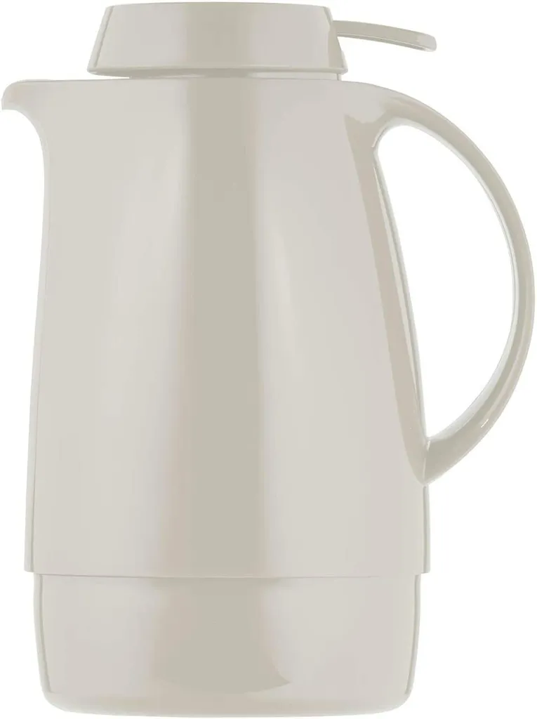 Pichet isotherme 0,6 l à bouton-poussoir Helios Servitherm blanc