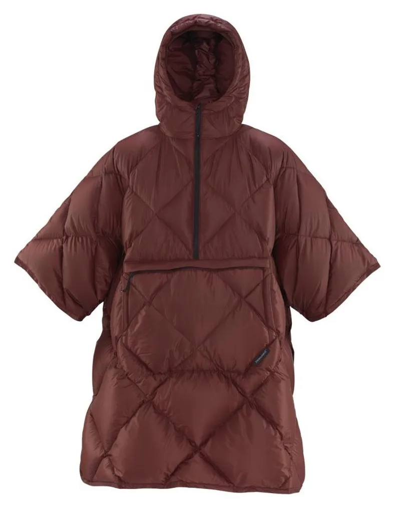Honcho Poncho Down Therm-a-Rest Burgundy - Isolation Duvet Naturel