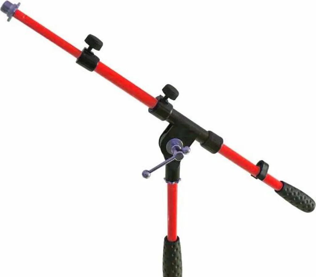Pied de Micro Stable Keepdrum MS106 RD Rouge avec Bras Articulé Pro - 3