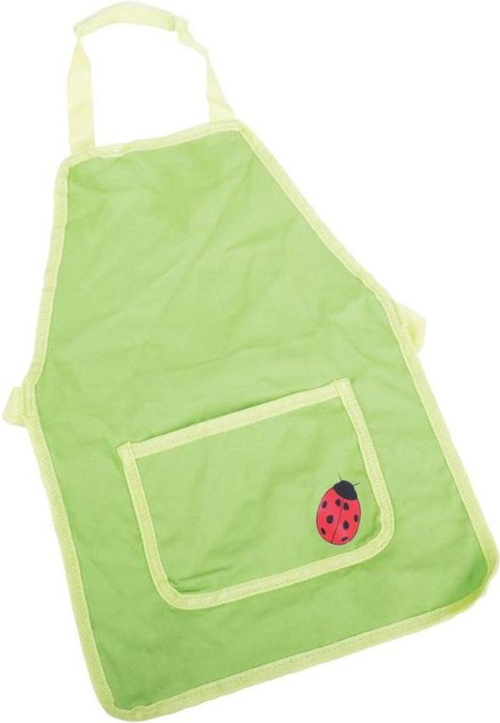 BigJigs Gartenschürze Kinder Baumwolle Marienkäfer - Produktbild 