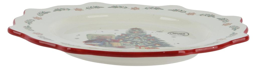 Assiette à déjeuner 20cm Céramique avec motif de sapin de Image du produit 
