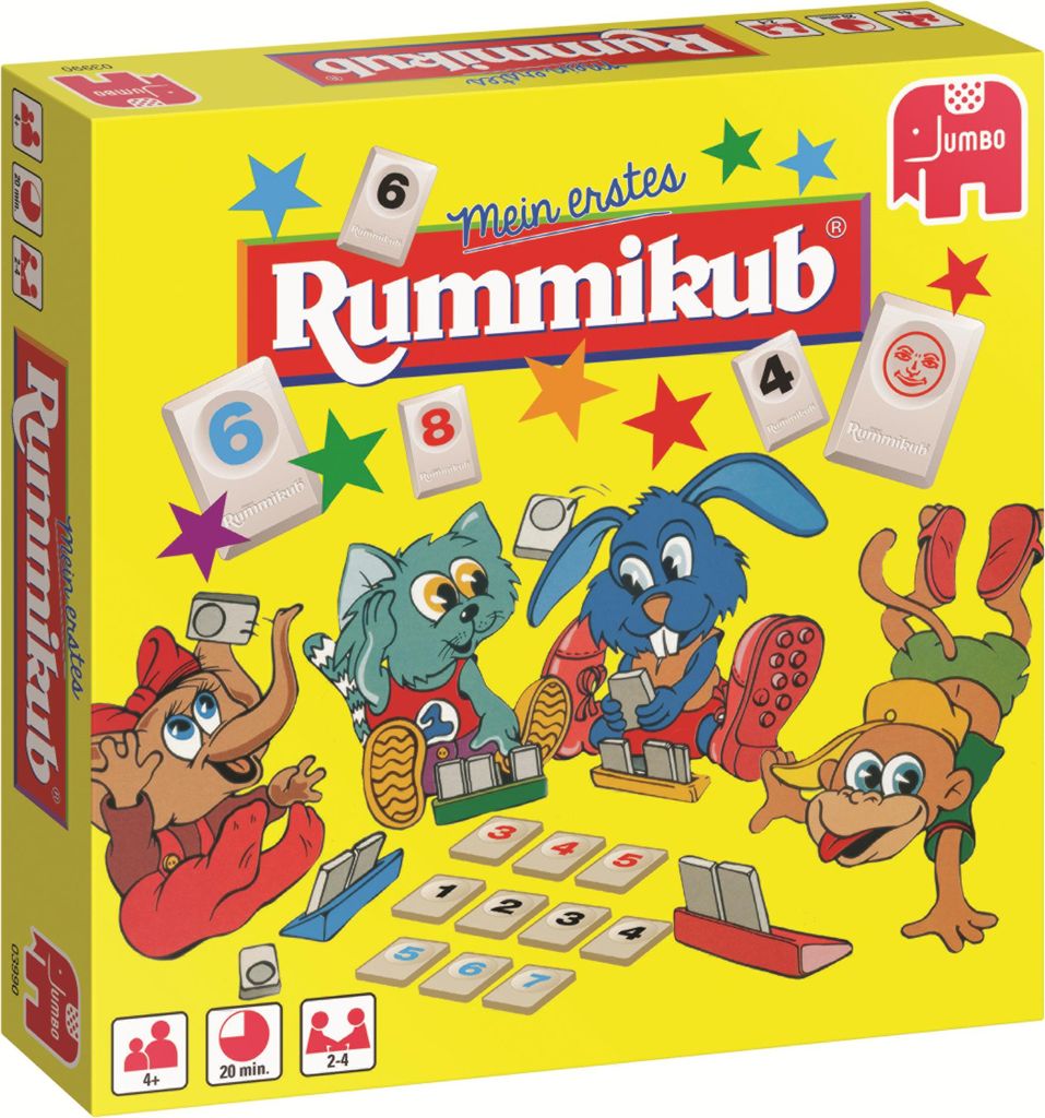 Jumbo Spiele Rummikub Mein erstes - Legespiel - Erwachsene Obrázek produktu 