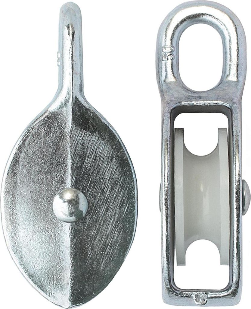 Seilrolle Drahtseilblock Umlenkrolle Blockseilrolle 50 mm Produktbild 