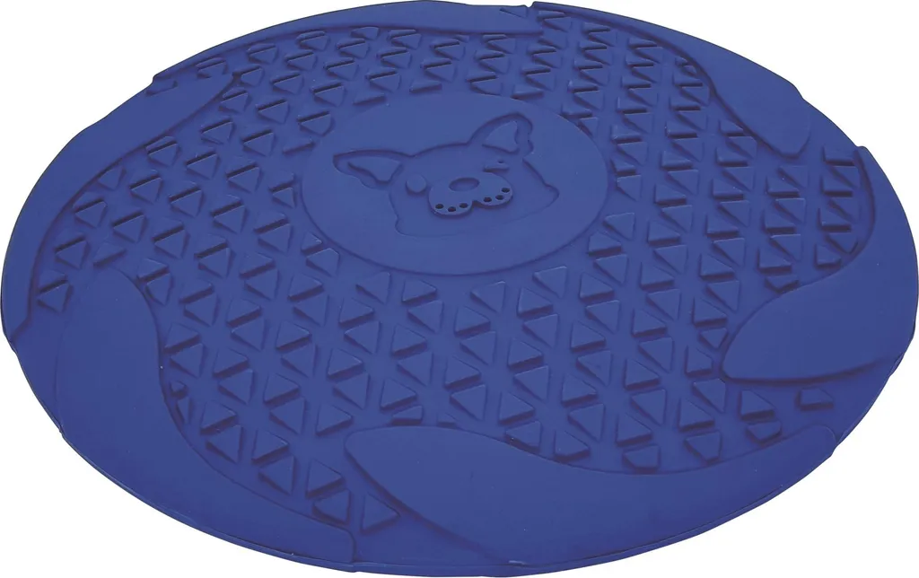 Frisbee chien Nobby bleu pour entraînement en plein air et agility
