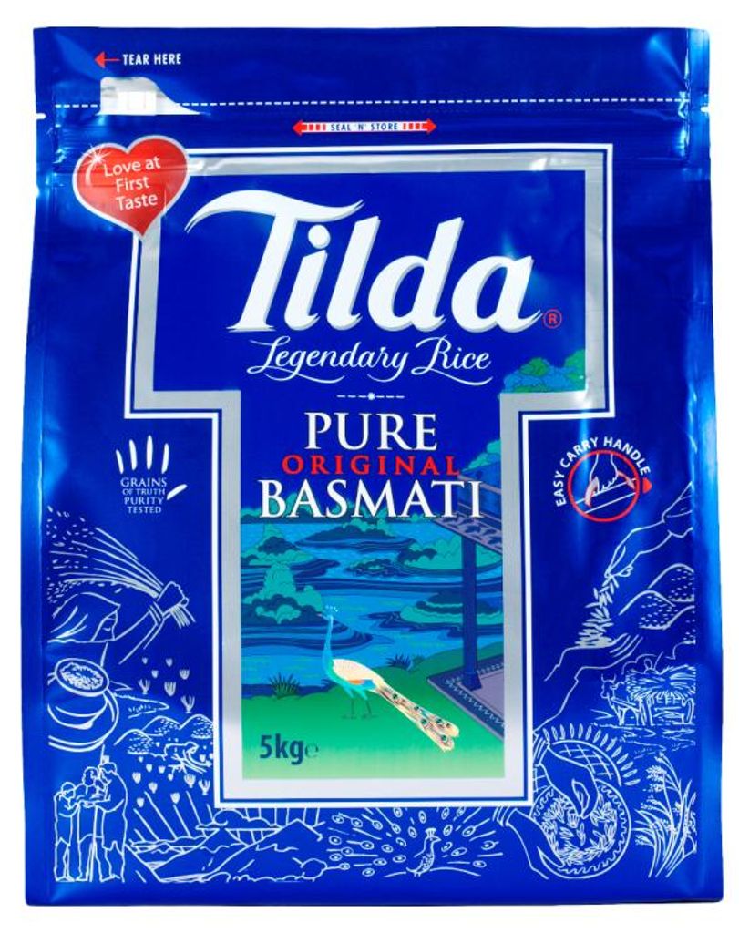 Tilda - Basmati Reis - Beste Qualität - 5kg Produktbild 