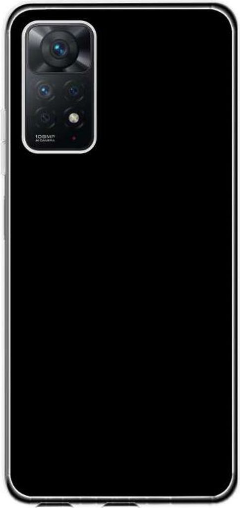 Lenuo TPU-Schutzhülle für Xiaomi Redmi Note 11 Pro/Pro 5G, schwarz