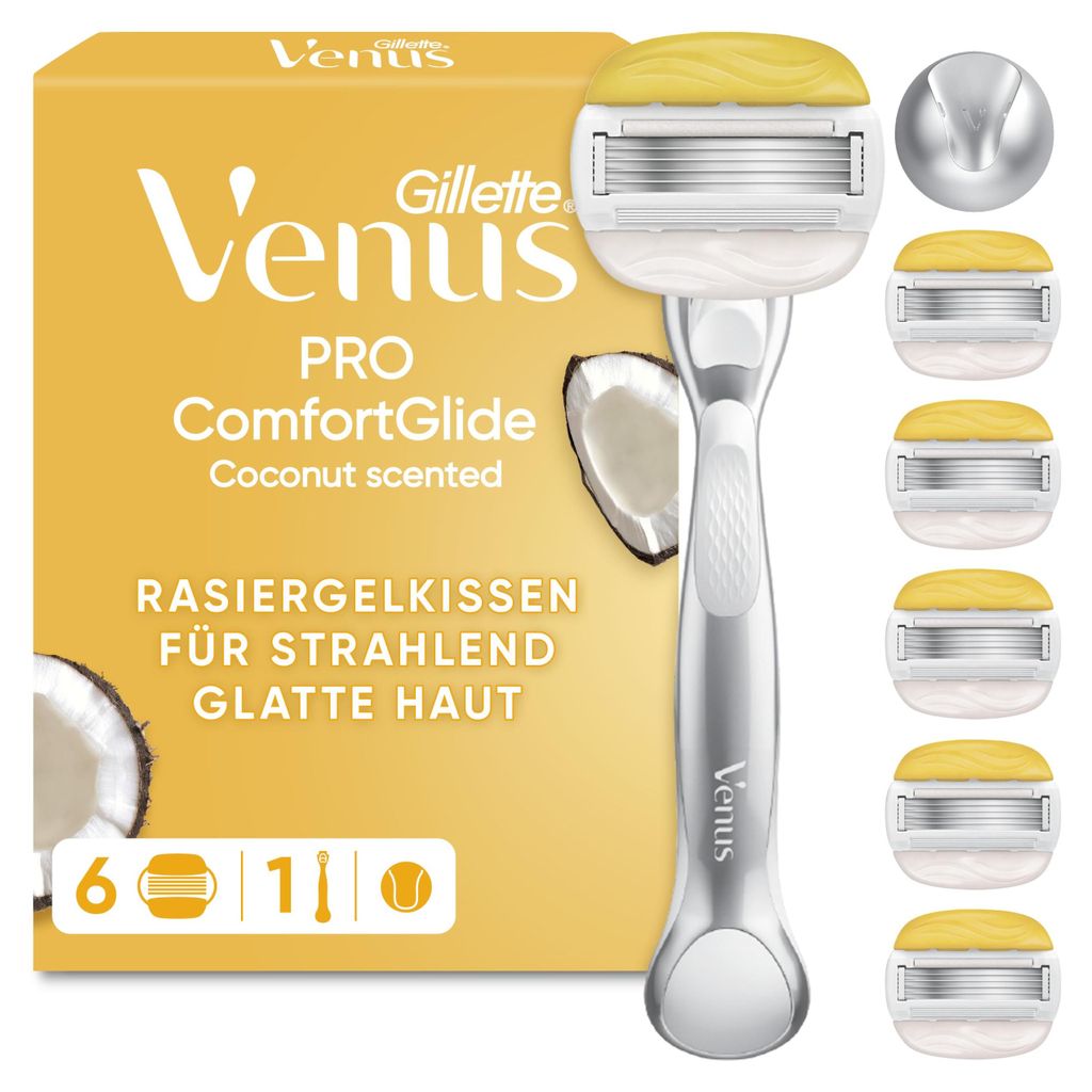 Gillette Venus Pro Comfortglide Kokosduft Rasierer Damen, Produktbild 