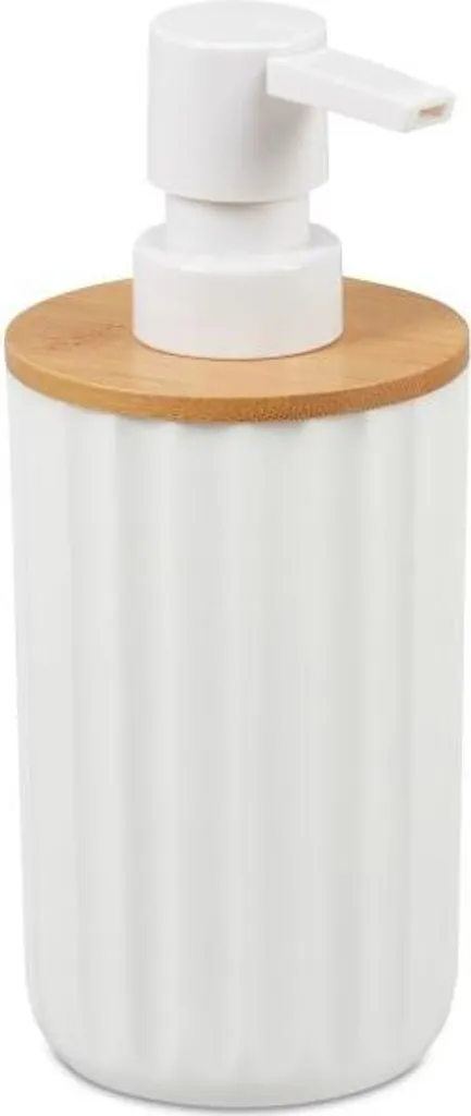 Pompa per Sapone con Bambù Naturale | Dispenser Elegante da Bagno e Cucina