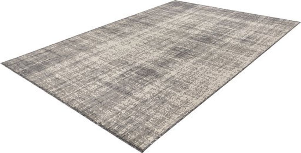 Lalee Casa - Teppich - Outdoor - Outdoor - Sisal-Optik - Flatwave - Garten - Teppich - Teppich - Teppich - Teppich - 120x170 cm - silber
