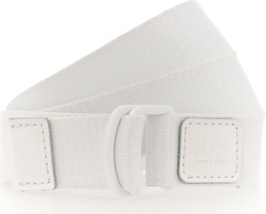 Tommy Hilfiger NEW DENTON BELT - Cintura - optic white/bianco