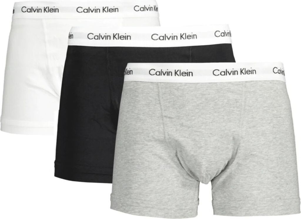 Calvin Klein Trunks Gr. S (3-er Pack Weiß, Schwarz, Grau)