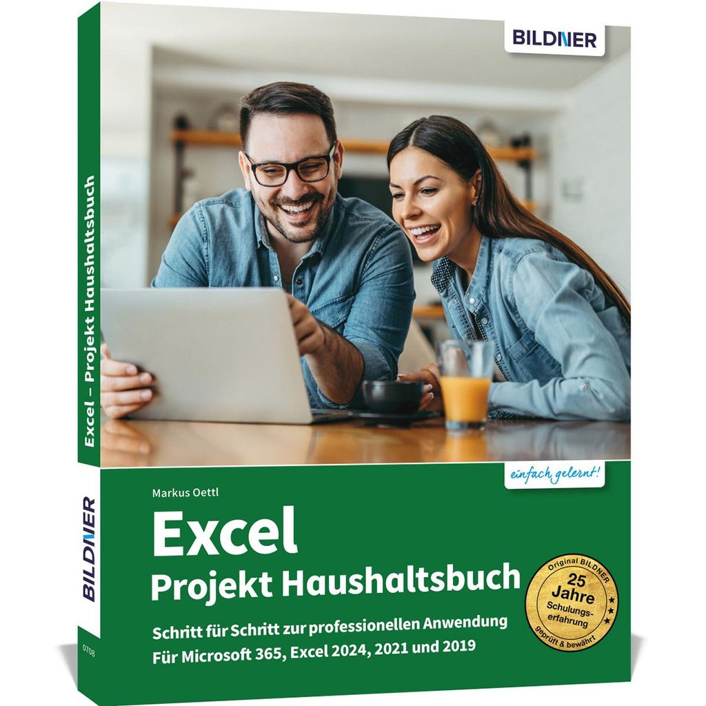 Excel - Projekt Haushaltsbuch für Microsoft 365, Excel 2024, 2021 und 2019