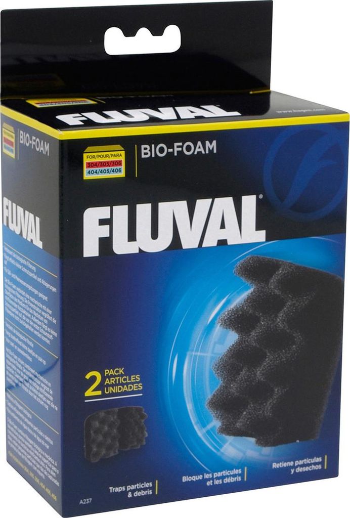FLUVAL -Schaumblock für Aquarien – 306 406 – Biologische und mechanische Filterung