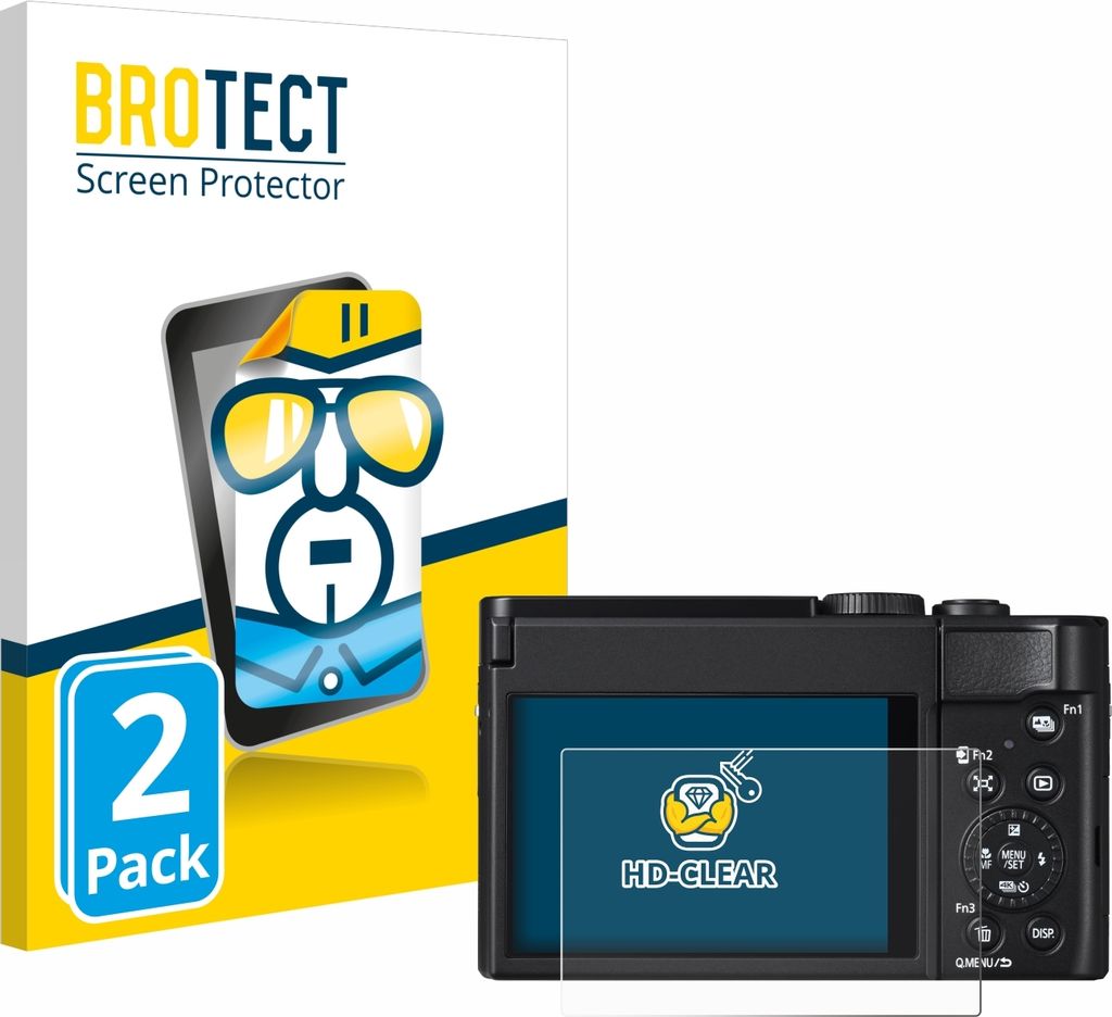 2x Für Panasonic Lumix DC-TZ99 Schutzfolie BROTECT Produktbild 