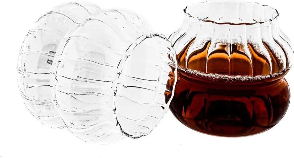 Set 12 Bicchieri Vetro Borosilicato Ripple 350ml - Design a Bolle