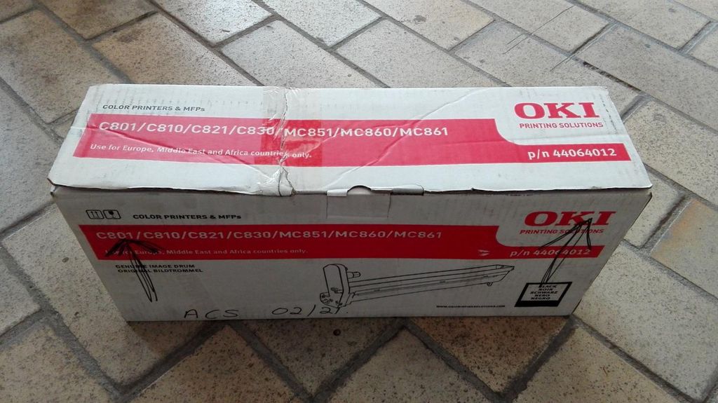 OKI Black Image Drum, Original, OKI C830, C821, C801, C860, Produktbild 