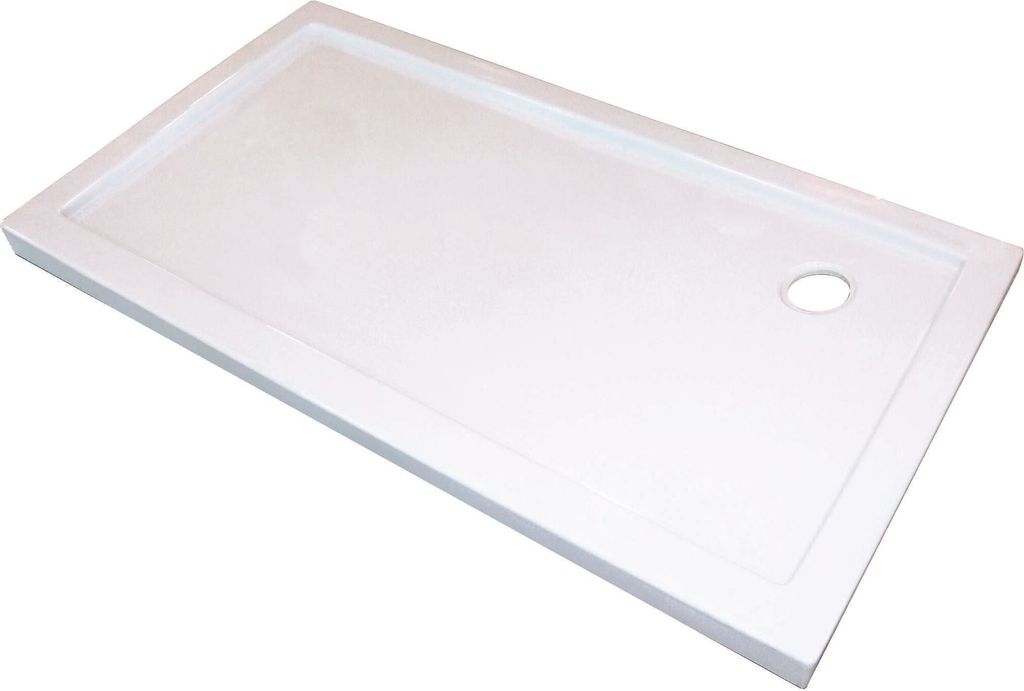 ONDEE ZEN – Duschwanne YQUA – 80 x 120 cm – Acryl – Weiß – Extraflach