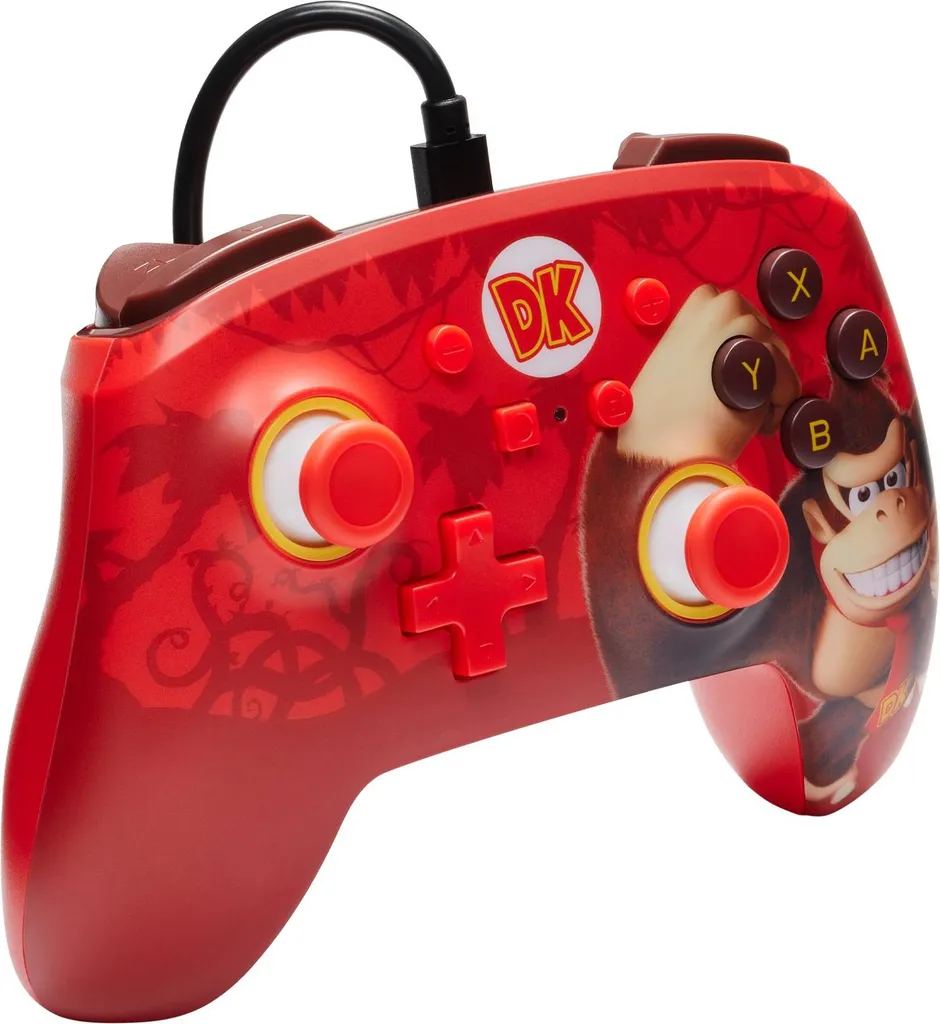 Manette Nintendo Switch PowerA avec boutons programmables Donkey Kong