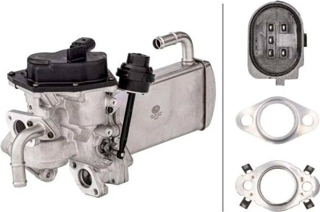 Refroidisseur de Vanne EGR pour T5 et T6 - Kit Complet de Recyclage Gaz