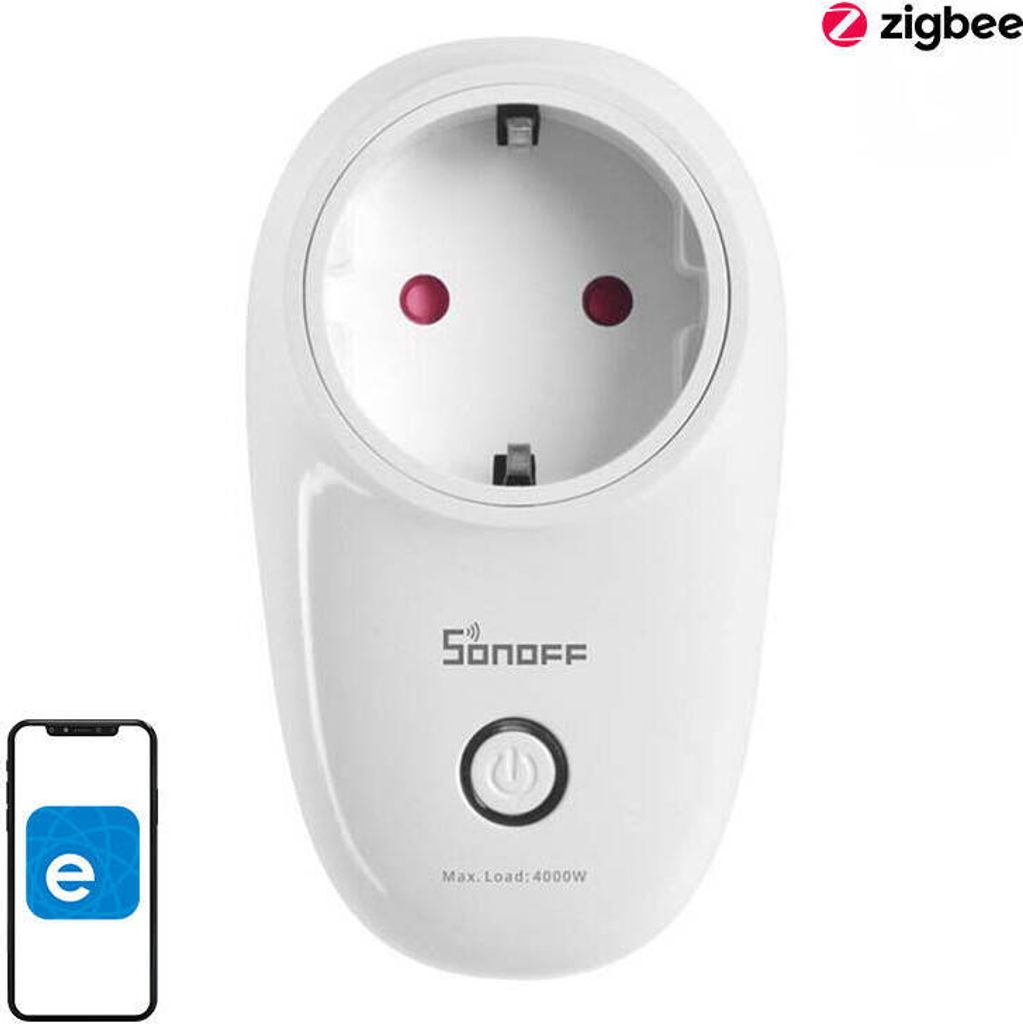 Smart Plug ZigBee Sonoff S26R2TPF (Typ F) Produktbild 