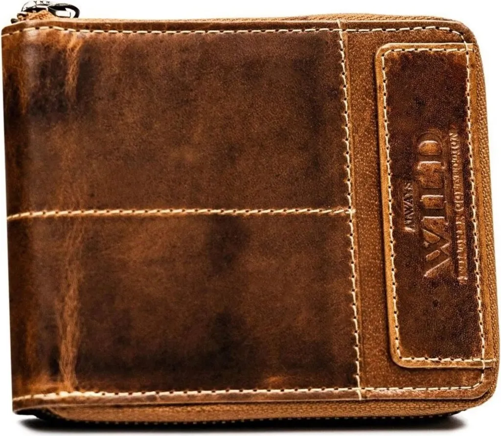 Always Wild N55HWS76364: Portafoglio Wild Style in Pelle e Zip