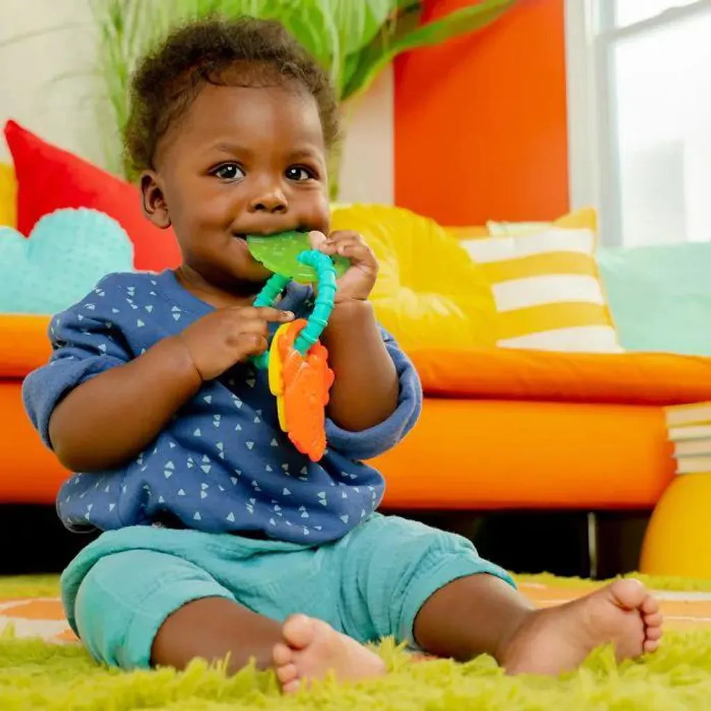 Anneau de Dentition pour Poussée Dentaire Bébé Tropical Chews 3 Mois