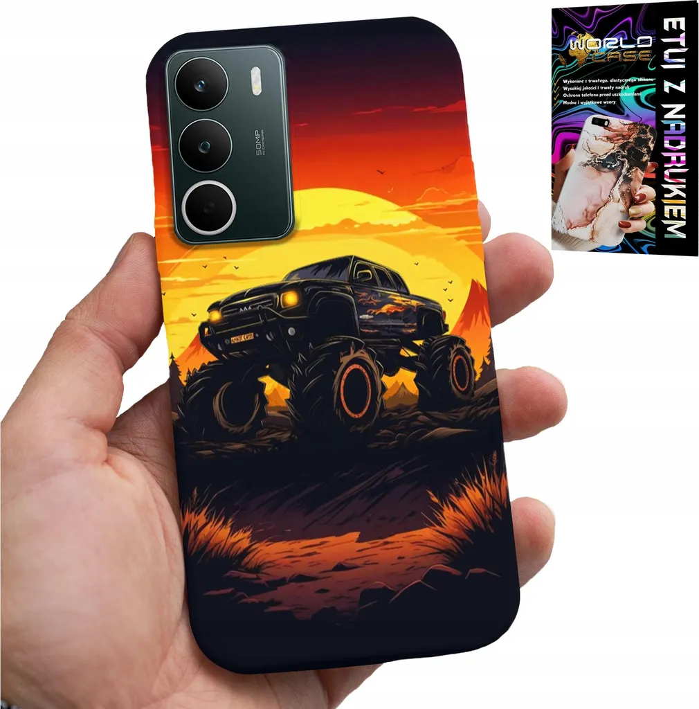 Custodia Realme C71 4G Monstertruck con Vetro: Protezione Antiurto 2025