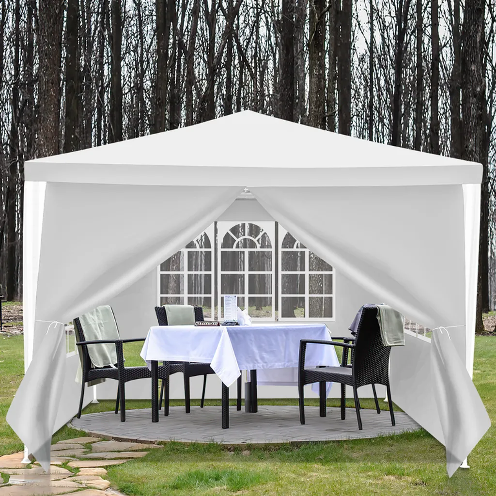 Gazebo da Giardino Bianco 3x3m Jopassy | Vivi l'Estate con Stile