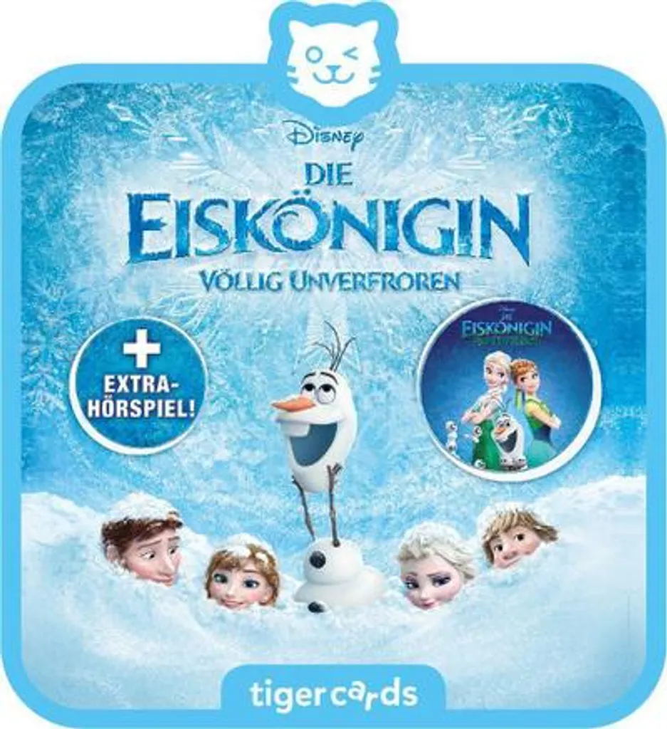 tigercard Reine des neiges : Audio Disney sans écran Party-Fieber