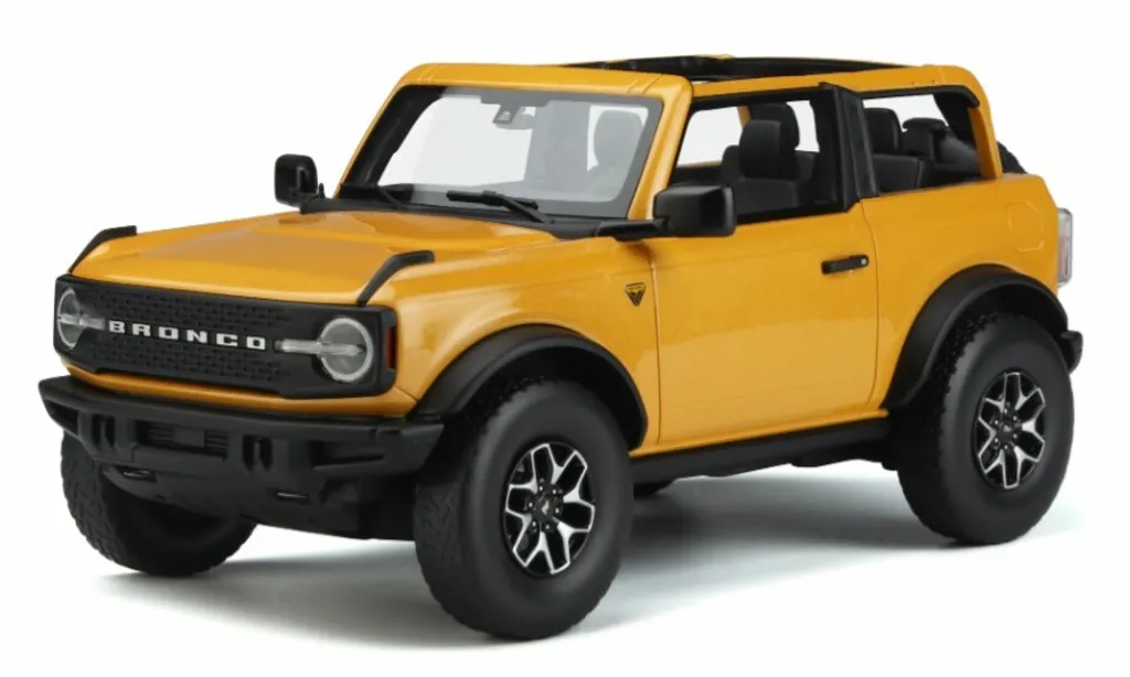 GT Spirit GT858 Ford Bronco Badlands 2021 Orange Cyber 1:18 Résine