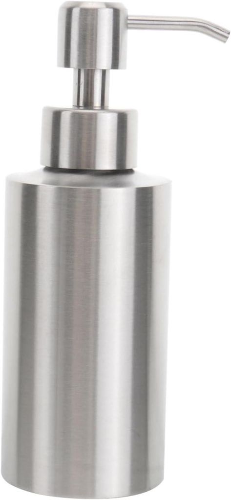 Flüssigseifenspender aus Edelstahl mit Handpumpe für Küche, Bad und moderne Waschbecken
