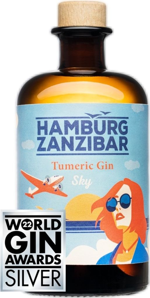 Hamburg Zanzibar Tumeric Sky Gin // 0,5L 40%