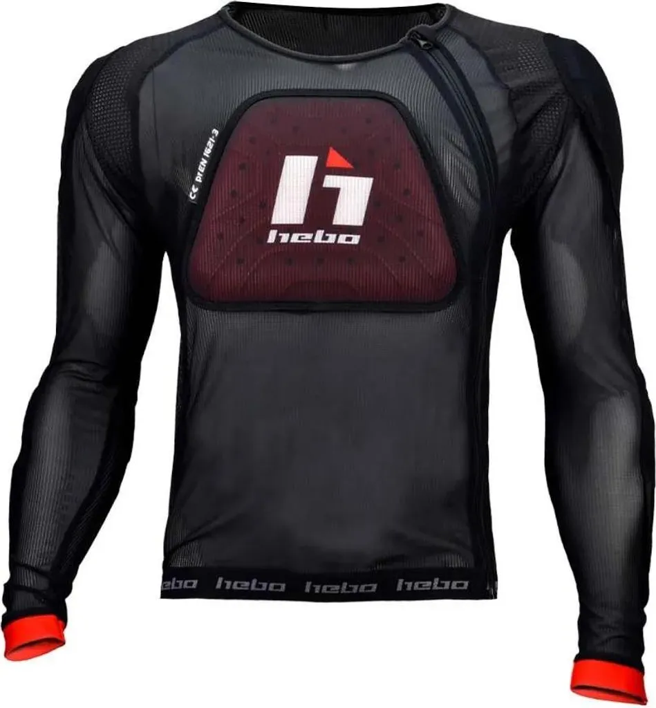 Gilet de Protection Hebo Defender Pro Junior H Rouge Manches Longues