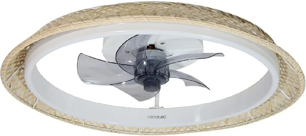 Ventilatore Soffitto Motore CC 20W 5 Pale 17 Pollici LED Dimmerabile