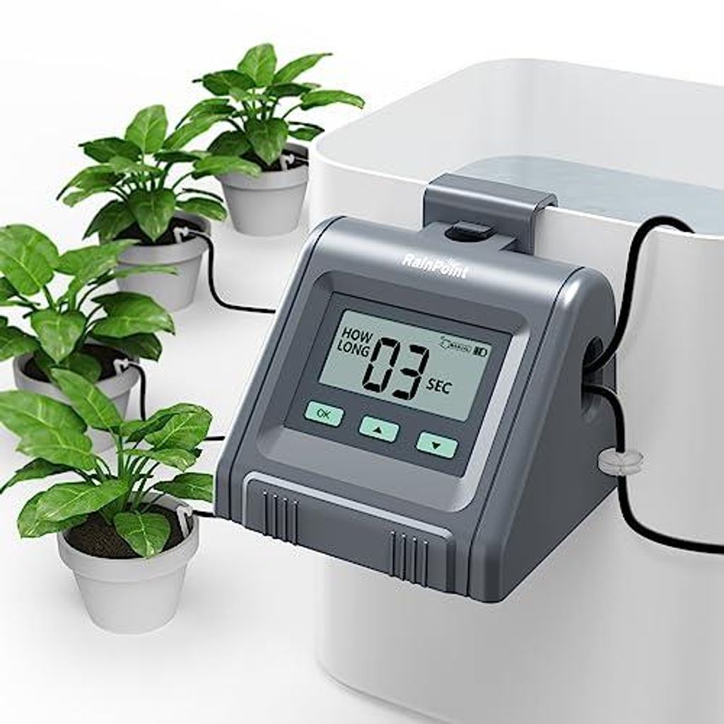 Automatisches Bewässerungssystem, Einstellbare Wassermenge, Automatische Bewässerung für Zimmerpflanzen, Balkon, DIY-Tropfbewässerungsset für ...