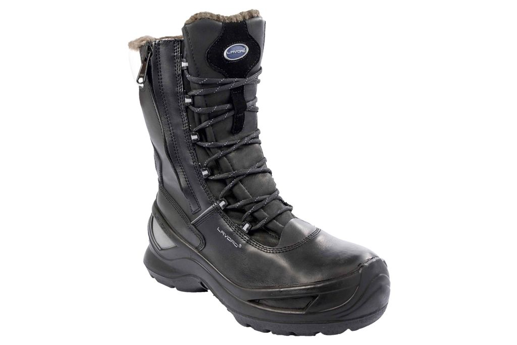 Lavoro *NORDMEER* WINTERSCHNÜRSTIEFEL W12 Arbeitsschuhe in Übergrößen Schwarz 34353 große Unisexschuhe, Größe:41