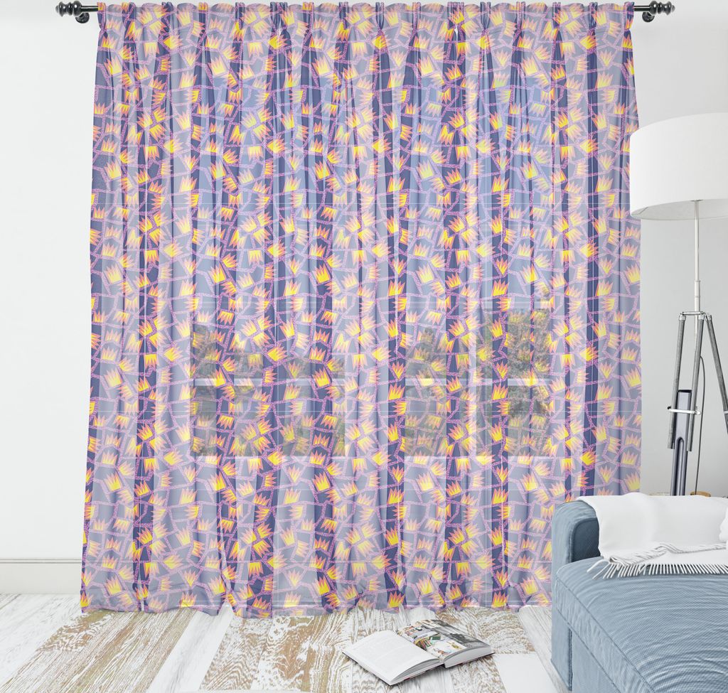 ABAKUHAUS Pop-Art Wandteppich, Abstrakt Feuerzeichen Flamme Cartoon Vibrant Memphis Stil, Wohnzimmer Schlafzimmer seidiges Satin Wandtuch, 210 cm x...