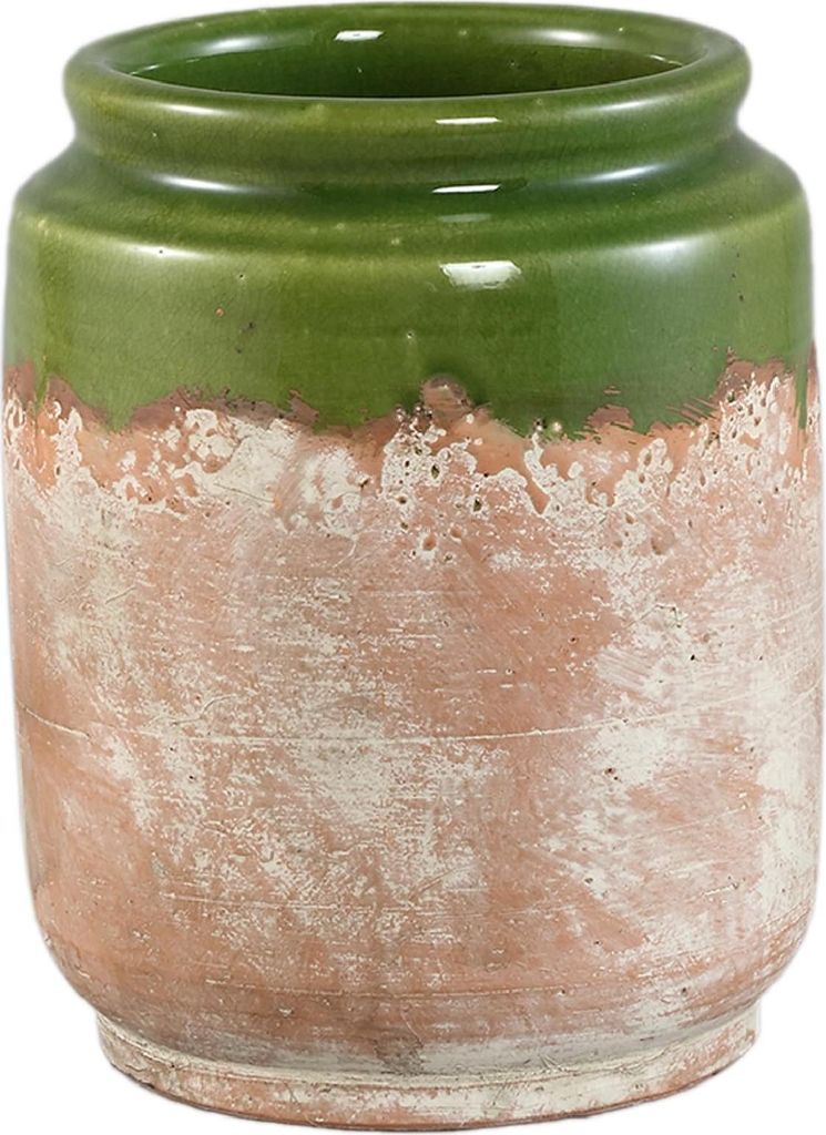 PTMD - Topf Breffni - Grün - 17x17x20,5cm