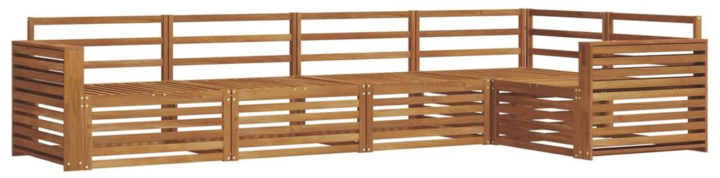 vidaXL Outdoor-Sofagarnitur 5 pcs Natur Massivholz Akazie