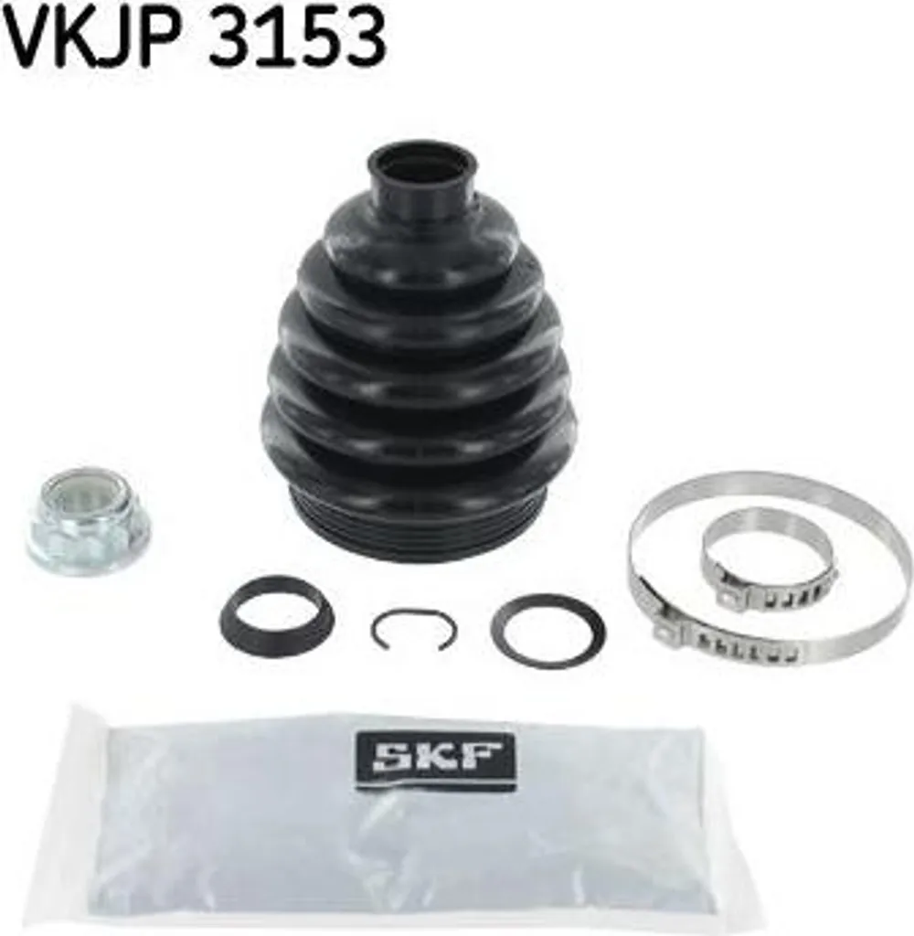 Kit Soufflet Cardan SKF VKJP 3153 Étanchéité Renforcée pour Audi et VW