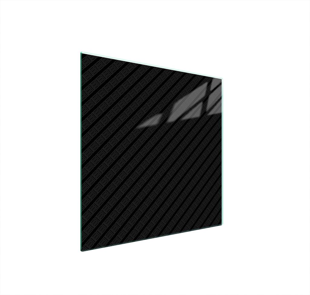 Glasschutzplatte Für Herd 50X52 Schwarz