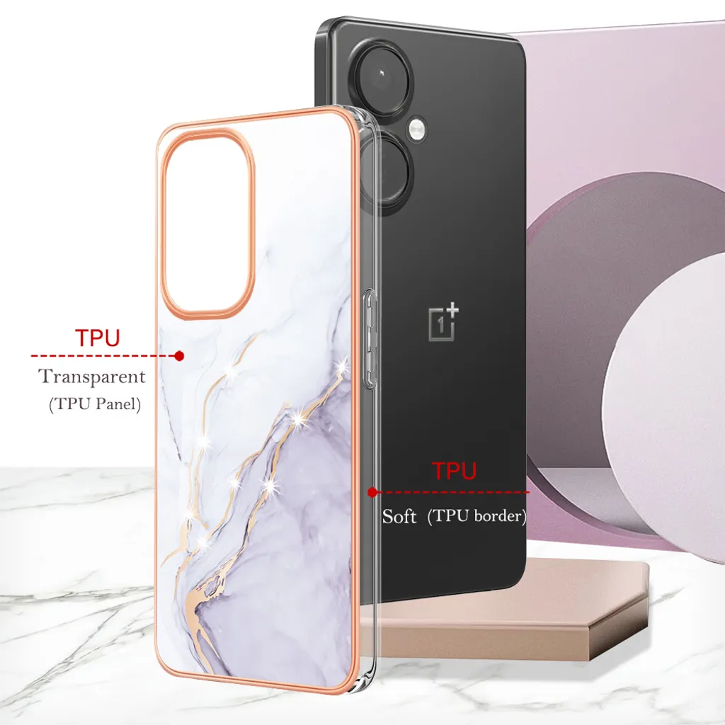 Custodia per OnePlus Nord CE 3 Lite, in morbido TPU, con motivo a